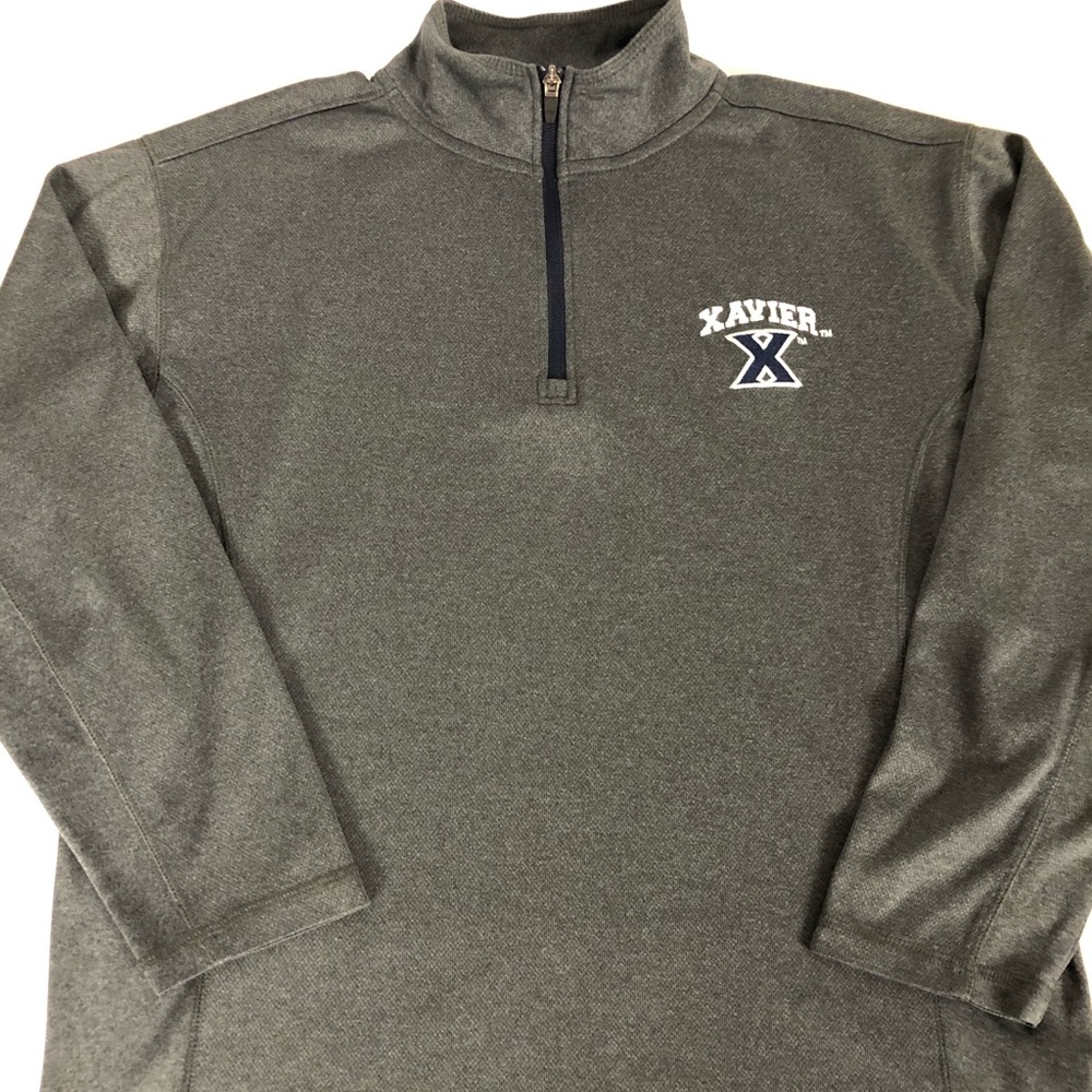 Knights Apparel Xavier University Med quarter zip